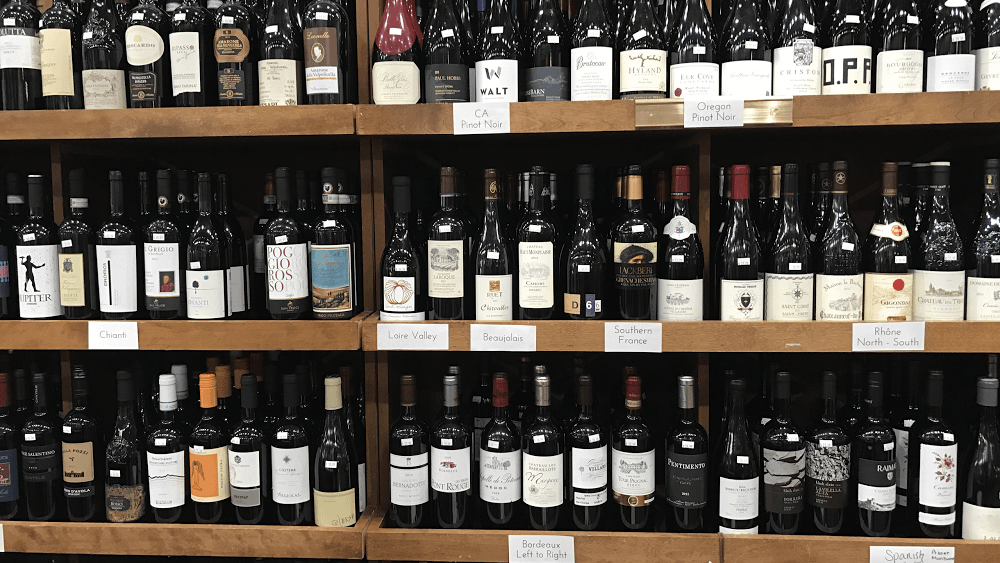 Assorted Table Wine & Shop